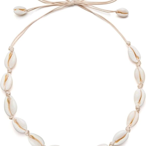 Jewelry - Sea Shell Necklace for Women Summer Beach Natural Cowrie Shell Necklace